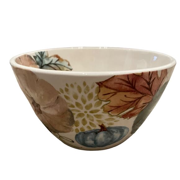 Potter's Studio Ceramic Nesting Bowl Set of 3 Fall Harvest Pumpkins New - Picture 10 of 16